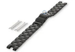 Alternative strap for Garmin Lily - black steel - 14mm