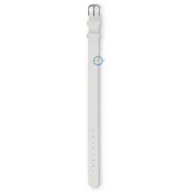 One-piece leather strap - 12mm - white