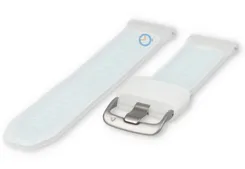 20mm watch strap Garmin Forerunner 570 - 42mm - transparant/white