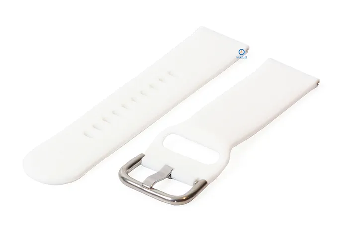 Watchstrap 22mm silicone white