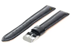 Watchstrap 14mm black snake leather