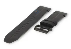 XL Garmin Fenix 5X/6X/7X watch band leather - black