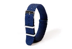 Watchstrap 20mm nylon blue