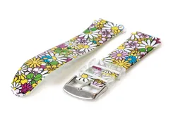 Watchstrap 20mm rubber flower