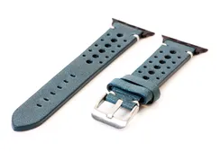 Apple Uhrenarmband perforiertes Leder grün - 44/45/46/49mm
