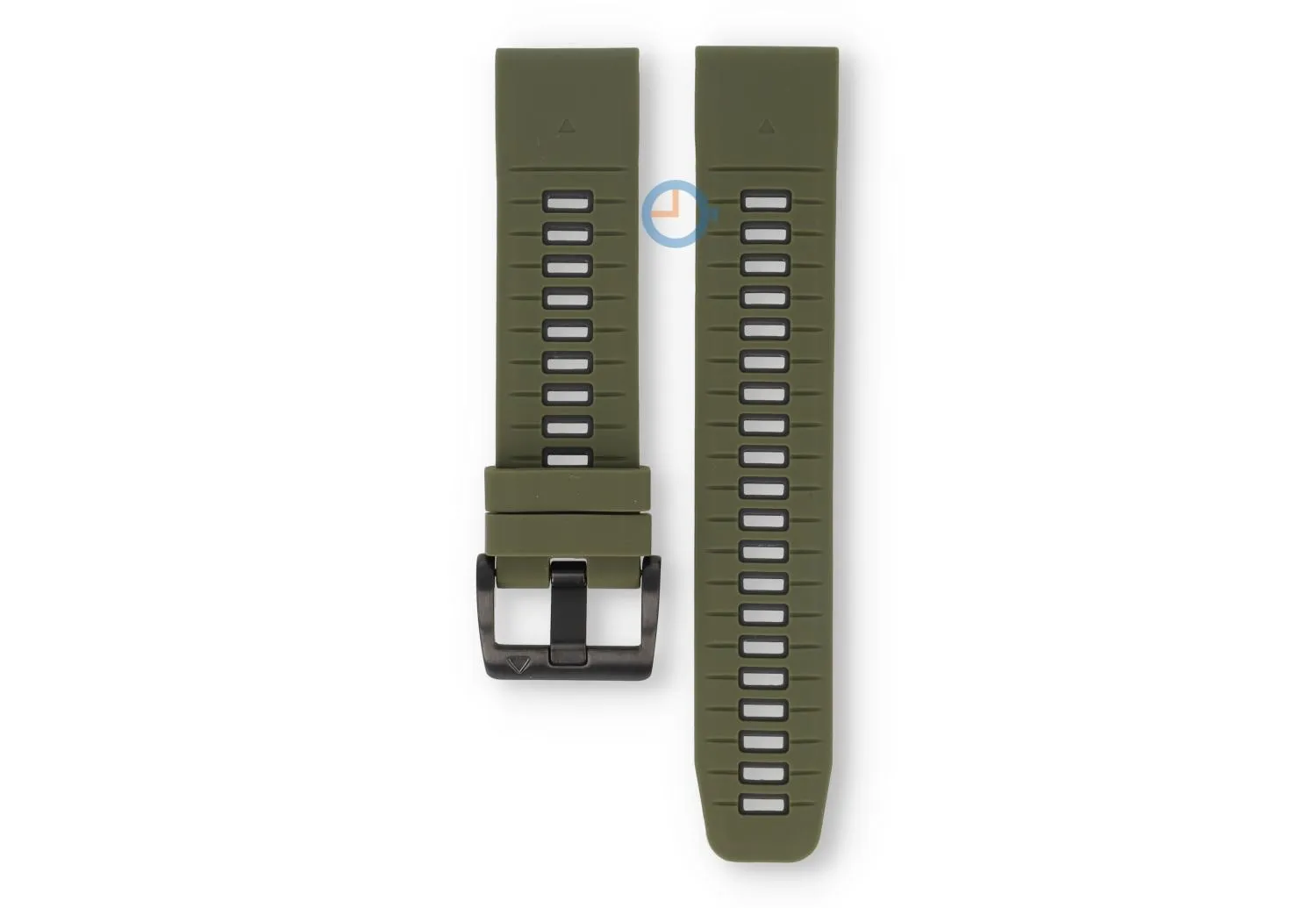 Garmin Fenix - 22mm strap - dark green/grey