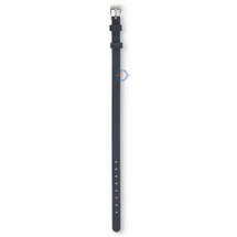 One-piece leren horlogeband - 8mm - donkerblauw