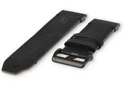 Premium leather strap for Garmin Enduro 3 - black/black