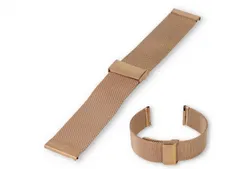 Watch strap 22mm mesh rosegold - Quick Switch (FINE)