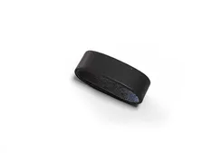 Horlogeband lug 24mm zwart leer