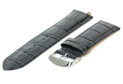 Watchstrap 22mm grey leather