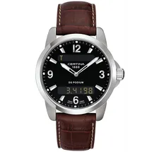 Certina Band C19370294266A 20/18mm XL braun Leder ohne Schließe