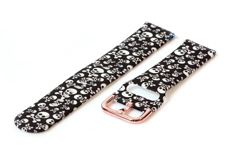 Samsung Galaxy Watch Active 2 watchstrap skull print
