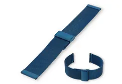 Watch strap 22mm mesh blue - Quick Switch (FINE)