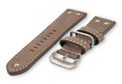 Vintage Flieger watch strap - 26mm - greyish brown