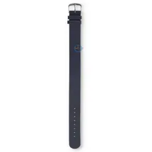 One-piece leather strap - 20mm - dark blue