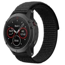 Coros Pace 3 strap with hook and loop - black