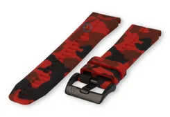 Quick-Fit strap Garmin Fenix 7 - military-print - red