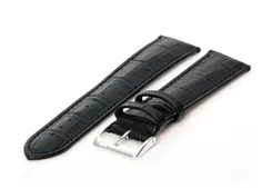 Watchstrap 22mm black XL