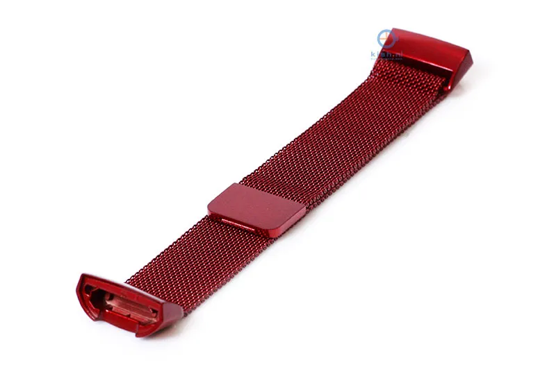 Fitbit Charge 3 watchstrap mesh red