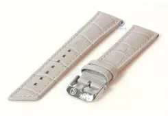 Watchstrap 22mm grey leather