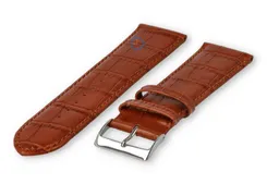 XL Calfskin watch strap - 26mm - brown