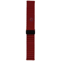 Magnetic leatherstrap - 18mm - Red