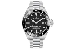 Edox SkyDiver 80120 Uhrenarmband Schwarz