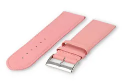 XL watch strap smooth leather - 28mm - light pink