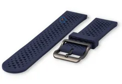 22mm watch strap Garmin Venu 3 - navy-blue - perforated