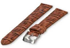Watchstrap 18mm brown calf leather