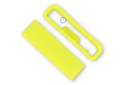 Band keeper 24mm neon-green silicone non-slip - 1 piece