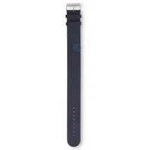 One-piece leather strap - 22mm - dark blue