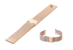Mesh watchstrap 18mm rose gold