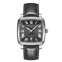 Certina Band C0255101608300A 21/18mm grau Leder