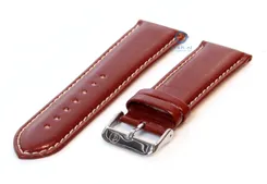Watchstrap 24mm brown calf leather