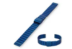 Uhrenarmband 14mm Stahl - Blau