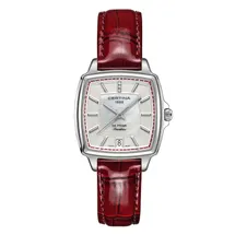 Certina Band C0283101642600A 16/14mm rotes Leder