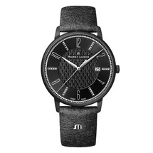 Leather strap Maurice Lacroix EL1118-PVB01-320-2