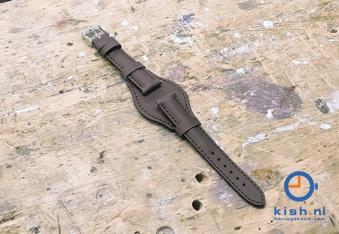 Watchstrap 18mm flieger brown
