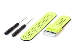 Garmin Approach S2/S4 watch band silicone felgreen/black