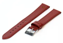 Watchstrap 14mm darkbrown bisonleather