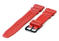 Casio Collection AE-1200WH horlogeband rubber - rood