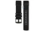 Coros Pace PRO horlogeband - nylon/leer - 22mm zwart