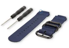 Universal watch strap for Garmin Forerunner 235 - 22mm blue nylon