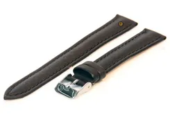 Watchstrap 14mm darkbrown calf leather