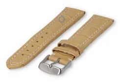 Strong calfskin watch strap - 20mm - sand