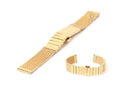 Uhrenarmband 20mm gold Mailänder