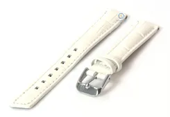 Watchstrap 14mm white leather