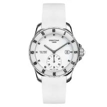 Certina Band C0142351701100A weiß Silikon